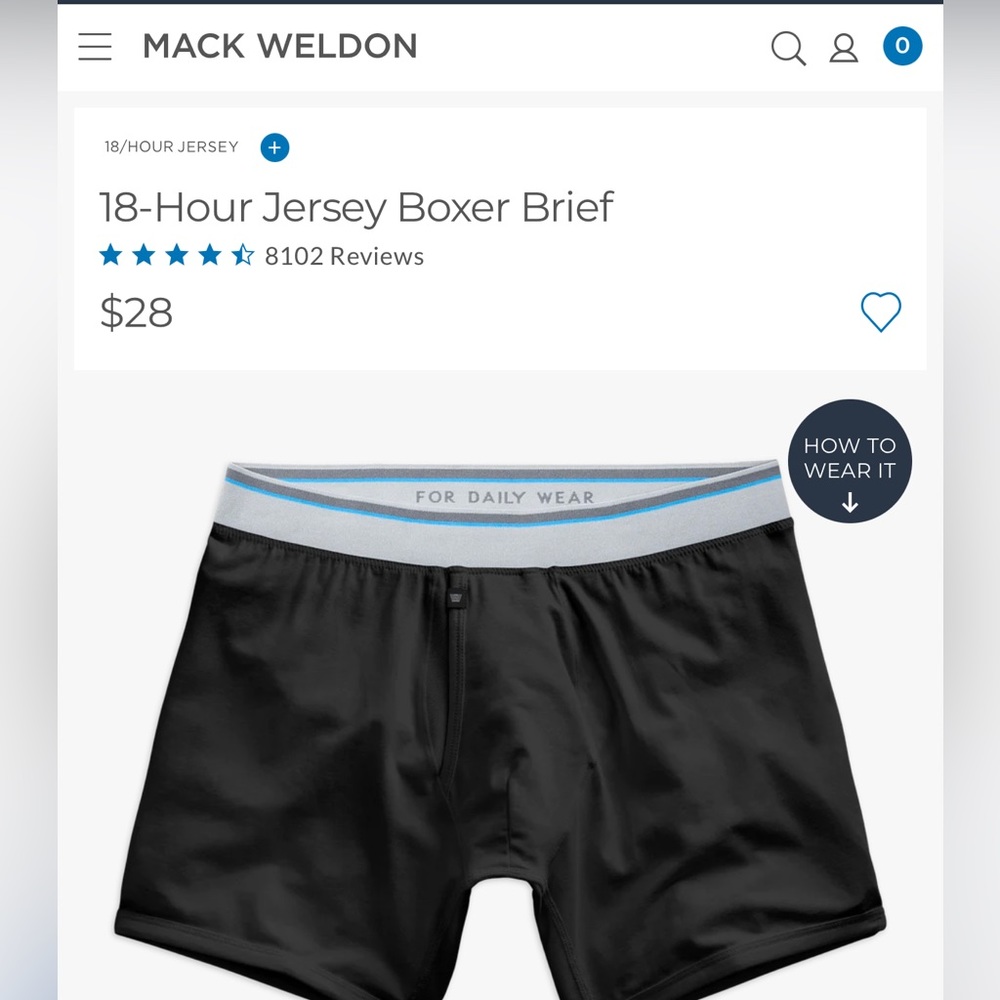 18-Hour Jersey Boxer Brief
